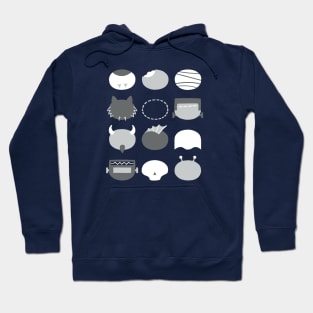 Minimalist Movie Monsters Hoodie